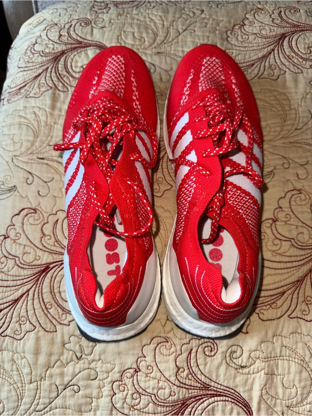 Adidas UltraBOOST Uncaged Running Shoes – Red/White – Men’s Size 10.5